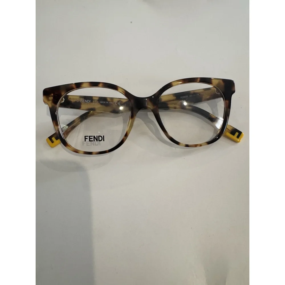 NEW FENDI FE50023I 055 Tortoise EYEGLASSES GLASSES 51-18-145 B46mm Italy